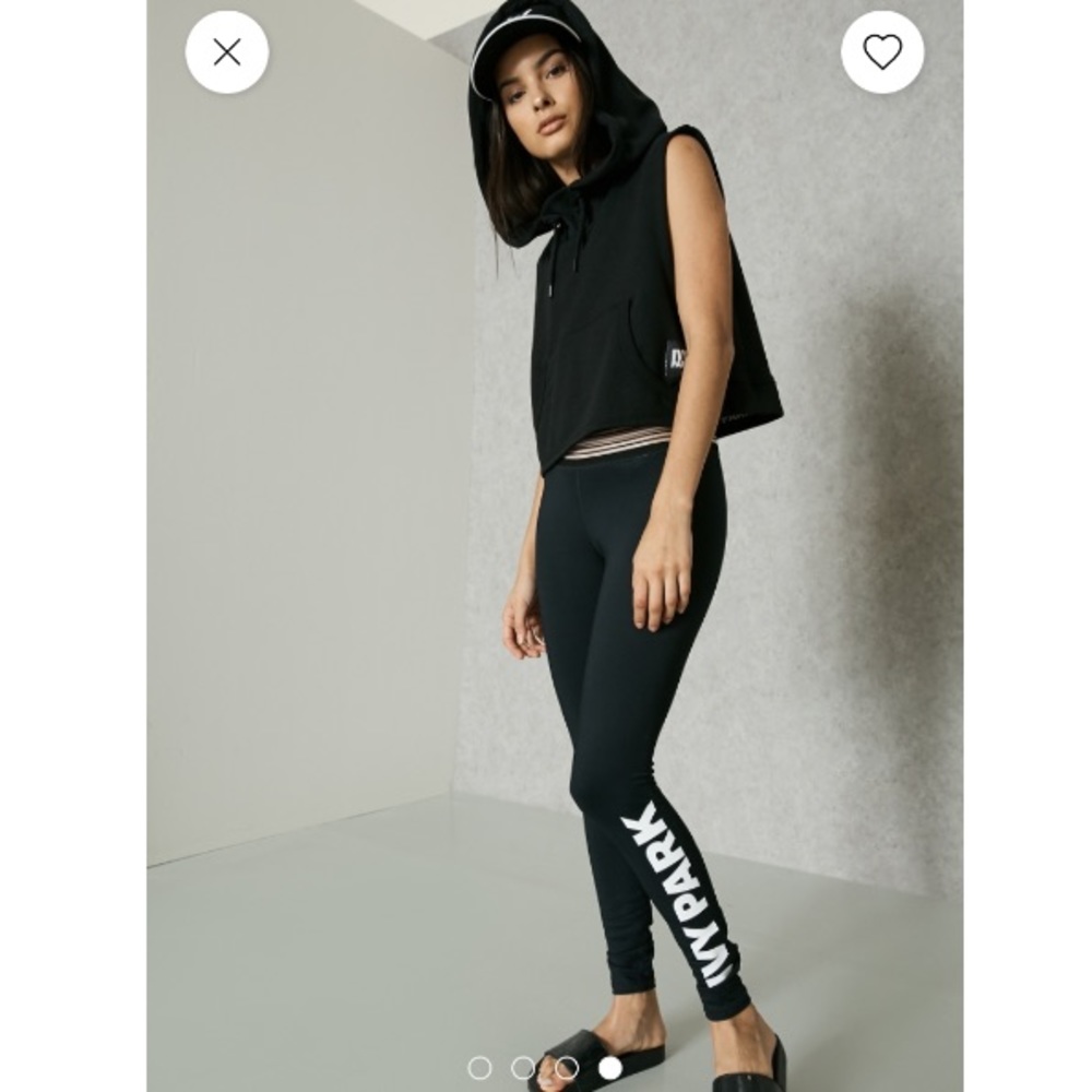 IVY Park Cropped Sleeveless Hoodie - Picture 4 of 16